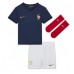 Frankrike Kingsley Coman #20 Hemmakläder Barn VM 2022 Kortärmad (+ Korta byxor)